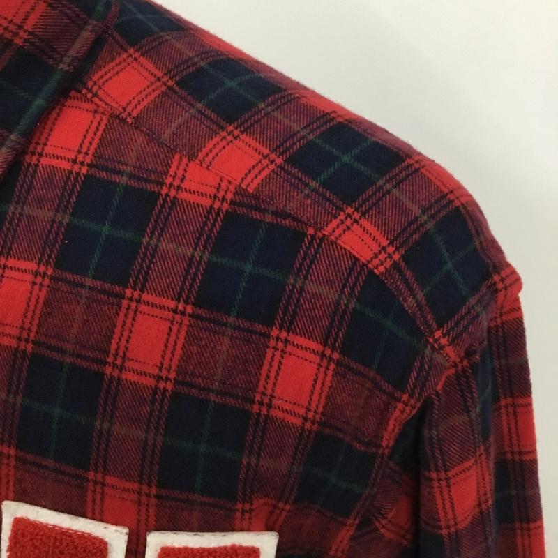 ウィンダンシー WIND AND SEA シャツ、ブラウス 長袖 長袖シャツ カラーシャツ ポケットシャツ 長袖カットソー チェックシャツ L チェック マルチカラー / マルチカラー /  メンズ USED 古着 中古 10120658