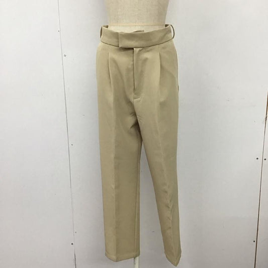 アズールバイマウジー AZUL BY MOUSSY ボトムス ボトムス 250GSB31-095C ヴィーナステーパードパンツ M 無地 ベージュ / ベージュ /  レディース USED 古着 中古 10121133