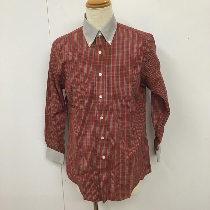 ブルックスブラザーズ BROOKS BROTHERS シャツ、ブラウス 長袖 長袖シャツ カラーシャツ ポケットシャツ 長袖カットソー チェックシャツ M チェック マルチカラー / マルチカラー /  メンズ USED 古着 中古 10112784