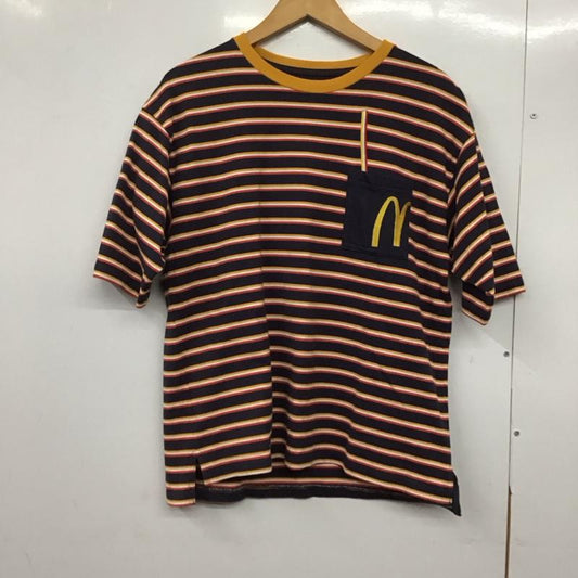 デザインティーシャツストアグラニフ Designtshirtsstoregraniph Tシャツ 半袖 半袖カットソー プリントTシャツ クルーネックカットソー S ボーダー柄 マルチカラー / マルチカラー /  メンズ USED 古着 中古 10145741