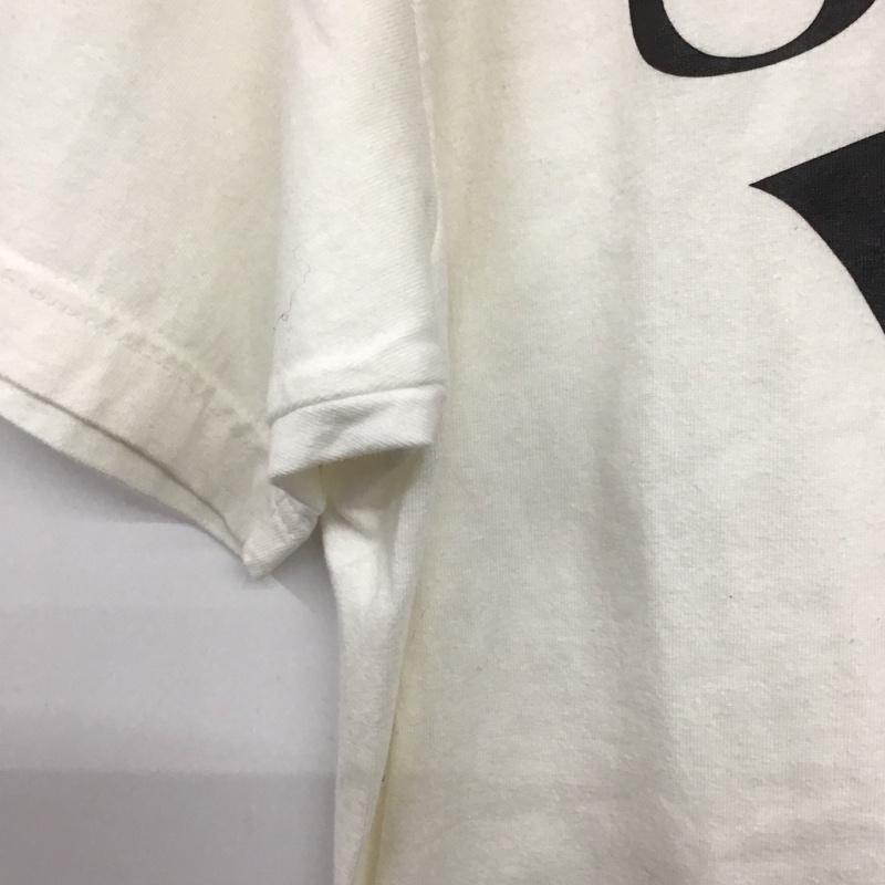 サブサエティ Subciety Tシャツ 半袖 半袖カットソー プリントTシャツ クルーネックカットソー XL ロゴ、文字 白 / ホワイト /  メンズ USED 古着 中古 10142889