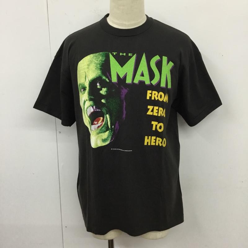 古着 USED Tシャツ 半袖 半袖カットソー プリントTシャツ クルーネックカットソー 映画Tシャツ mask XL プリント 黒 / ブラック /  メンズ USED 古着 中古 10120811