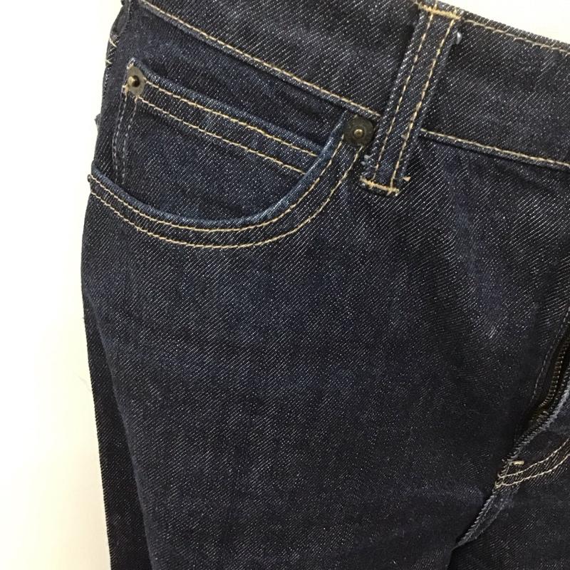 ローリーズファーム LOWRYS FARM パンツ デニム、ジーンズ lf517053ad デニムパンツ ワイドパンツ フレアパンツ M 無地 インディゴ / インディゴ /  レディース USED 古着 中古 10109241
