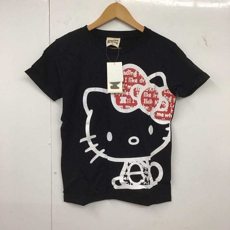 古着 USED Tシャツ 半袖 ハローキティ M プリント X キャラクター 黒 / ブラック /  レディース USED 古着 中古 10147708
