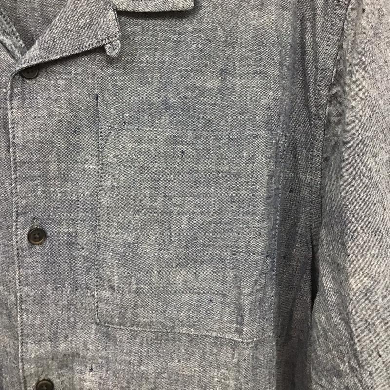 パタゴニア patagonia シャツ、ブラウス 半袖 半袖シャツ 無地シャツ ポケットシャツ L 無地 紺 / ネイビー /  メンズ USED 古着 中古 10130096