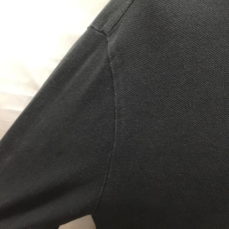 ポロバイラルフローレン Polo by RALPH LAUREN パーカー 長袖 鹿の子 プルオーバー L ワンポイント 黒 / ブラック /  メンズ USED 古着 中古 10117194