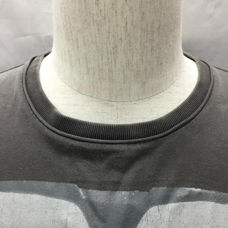 ディーゼル DIESEL Tシャツ 半袖 半袖カットソー プリントTシャツ クルーネックカットソー M プリント チャコールグレー / チャコールグレー /  メンズ USED 古着 中古 10114597