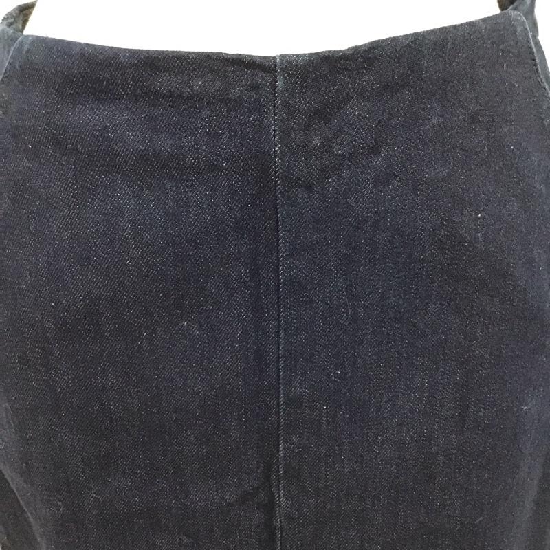 ザラ ZARA スカート ロングスカート 前スリット デニム XS 無地 インディゴ / インディゴ /  レディース USED 古着 中古 10121523