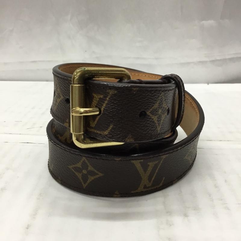 ルイヴィトン LOUIS VUITTON ベルト・バックル ベルト LB1023 モノグラム 総柄 ダークブラウン / ダークブラウン /  メンズ USED 古着 中古 10110538