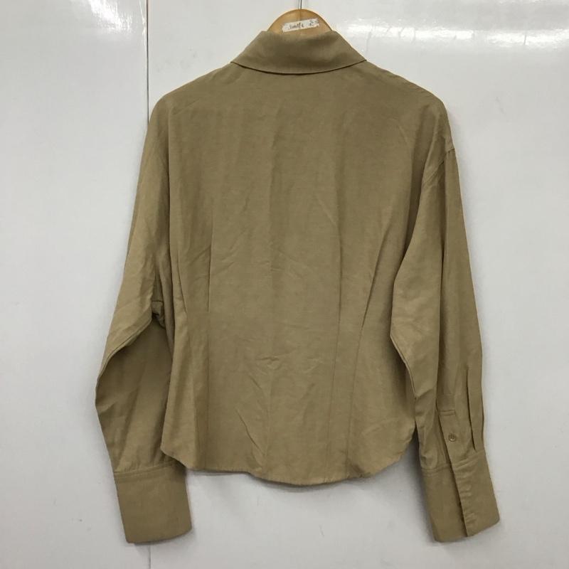マウジー MOUSSY シャツ、ブラウス 長袖 010AAH30-7990 FREE 無地 ベージュ / ベージュ /  レディース USED 古着 中古 10131091