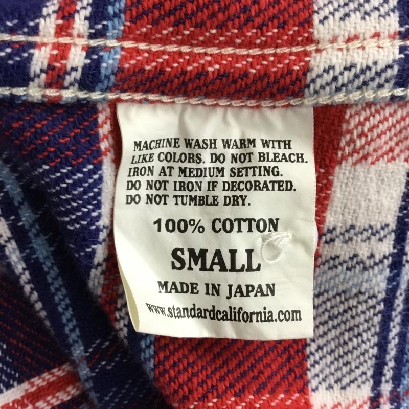 スタンダード カリフォルニア STANDARD CALIFORNIA シャツ、ブラウス 長袖 長袖シャツ フード付きシャツ チェックシャツ S チェック マルチカラー / マルチカラー /  メンズ USED 古着 中古 10117583