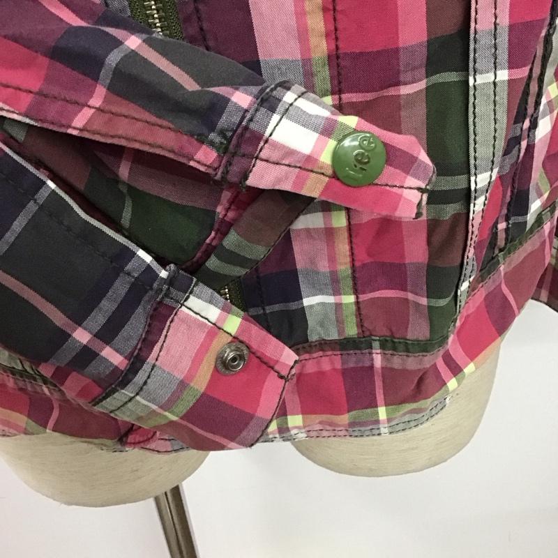 リー Lee シャツ、ブラウス 長袖 ジップアップシャツ チェックシャツ 長袖シャツ カラージャケット L チェック マルチカラー / マルチカラー /  メンズ USED 古着 中古 10107675