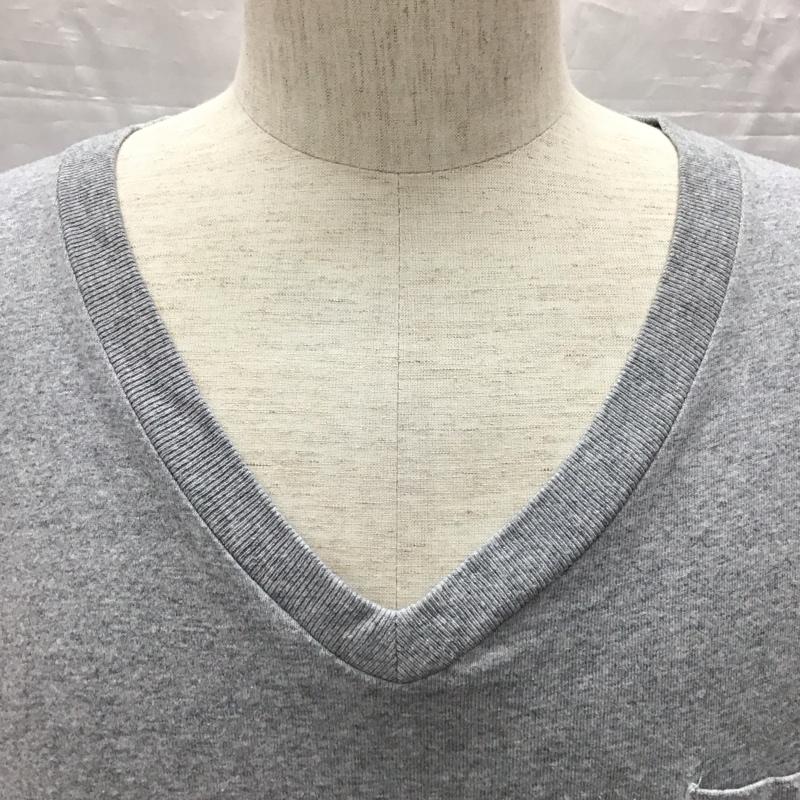 チャンピオン Champion Tシャツ 半袖 C8-H30J Vネック 胸ポケット XL ワンポイント 灰 / グレー /  メンズ USED 古着 中古 10117029