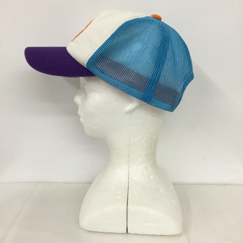 チャムス CHUMS 帽子 キャップ CH05-1016 Booby Face Mesh Cap メッシュキャップ FREE ロゴ、文字 青 / ブルー / X 白 / ホワイト / X 橙 / オレンジ / X 紫 / パープル /  メンズ USED 古着 中古 10134771