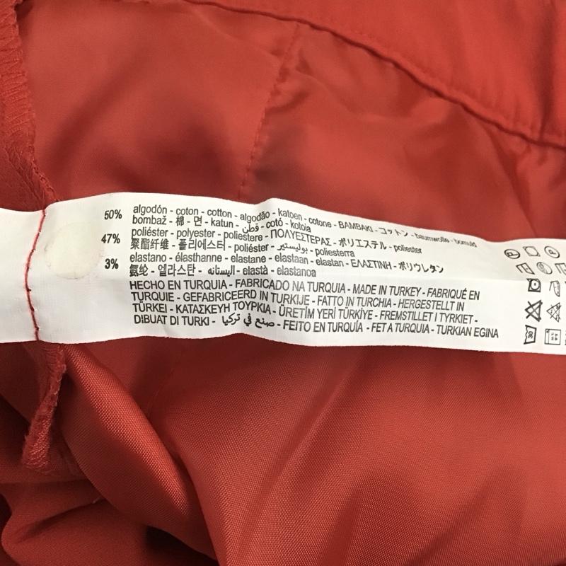 ザラ ZARA ボトムス ボトムス カジュアルパンツ スリムパンツ ストレートパンツ ストレッチパンツ レギンス M 無地 赤 / レッド /  レディース USED 古着 中古 10109552