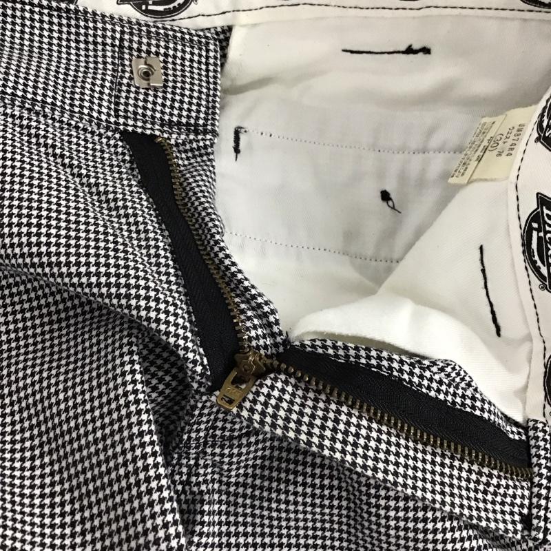 ディッキーズ Dickies パンツ チノパン um874r4 チノパン スリムパンツ 30インチ チェック 白 / ホワイト / X 黒 / ブラック /  メンズ USED 古着 中古 10143676