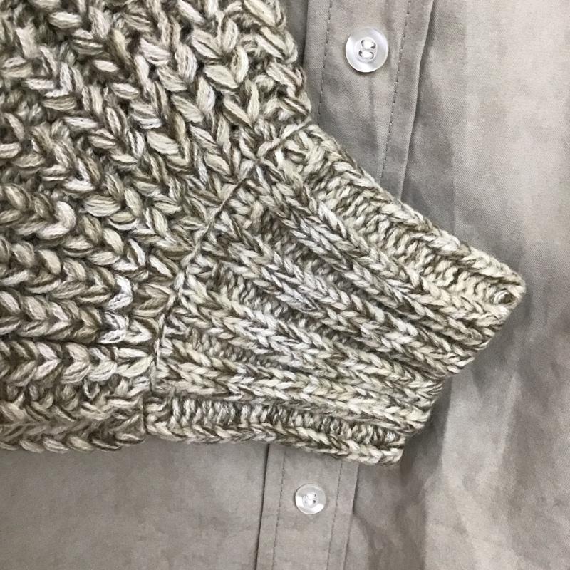ムルーア MURUA ワンピース ミニスカート 012210301501 メランジニットドッキングワンピース 2 無地 ベージュ / ベージュ /  レディース USED 古着 中古 10130264