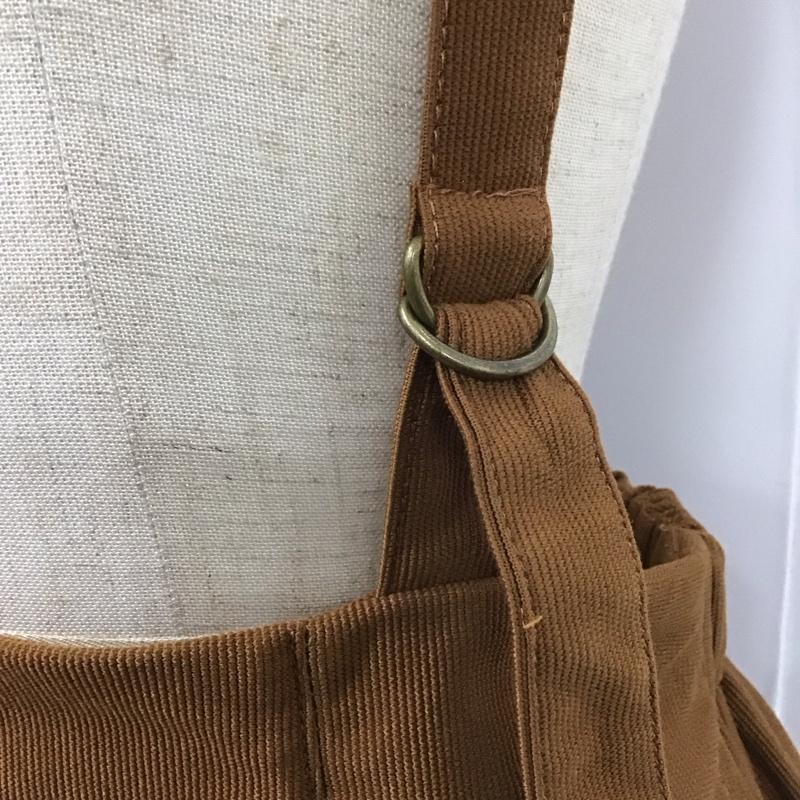 ダブルクローゼット w closet スカート ロングスカート 61112-6 サス付きスカート M 無地 茶 / ブラウン /  レディース USED 古着 中古 10116932