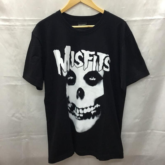 古着 USED Tシャツ 半袖 半袖カットソー プリントTシャツ クルーネックカットソー バンドTシャツ L プリント 黒 / ブラック /  メンズ USED 古着 中古 10108357