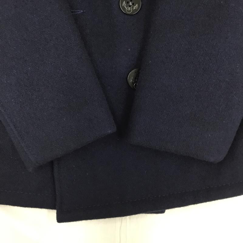 ショット schott コート コート一般 U.S.740N PEA JACKET 38 無地 紺 / ネイビー /  メンズ USED 古着 中古 10140000