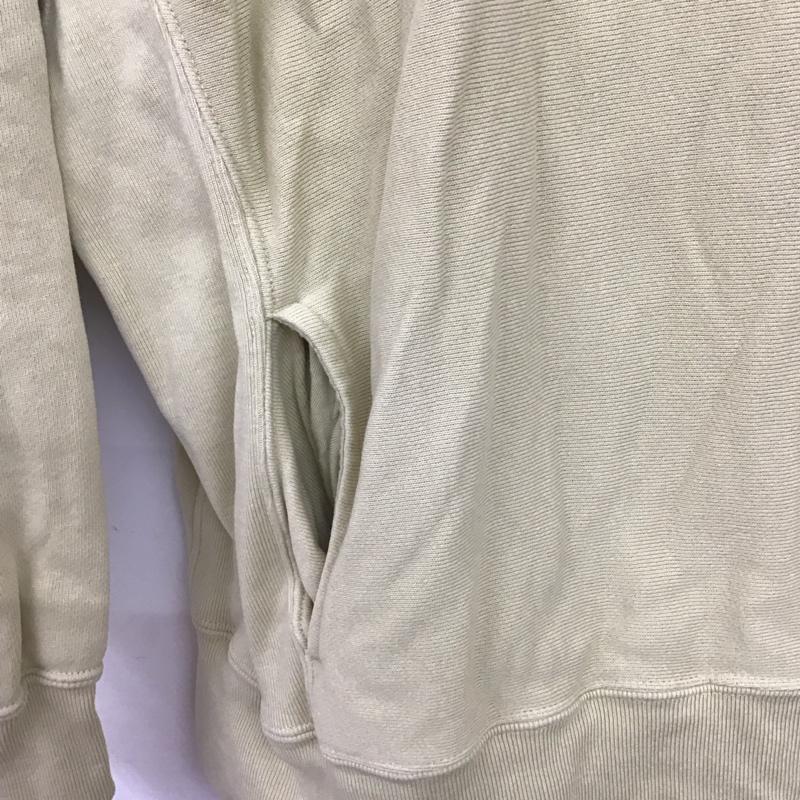 チャンピオン Champion パーカー 長袖 長袖パーカー プルオーバーパーカー スウェット M ロゴ、文字 アイボリー / アイボリー /  メンズ USED 古着 中古 10149311