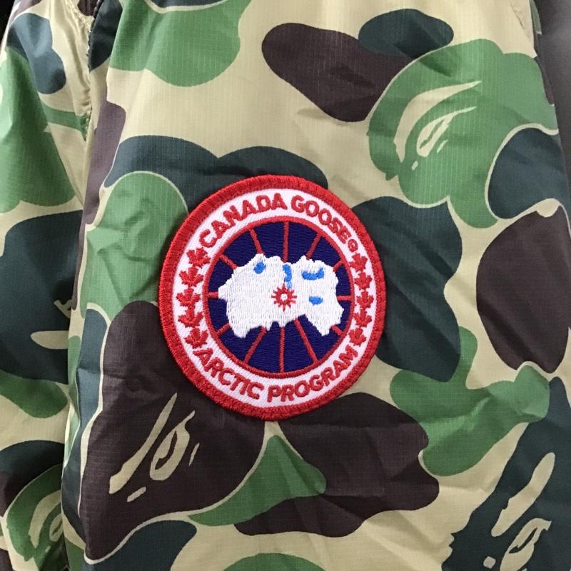 アベイシングエイプ A BATHING APE ジャケット、上着 ダウンジャケット CANADA GOOSE カモ SHARK HOODIE FOR BAPE XXL 総柄 マルチカラー / マルチカラー /  メンズ USED 古着 中古 10106093