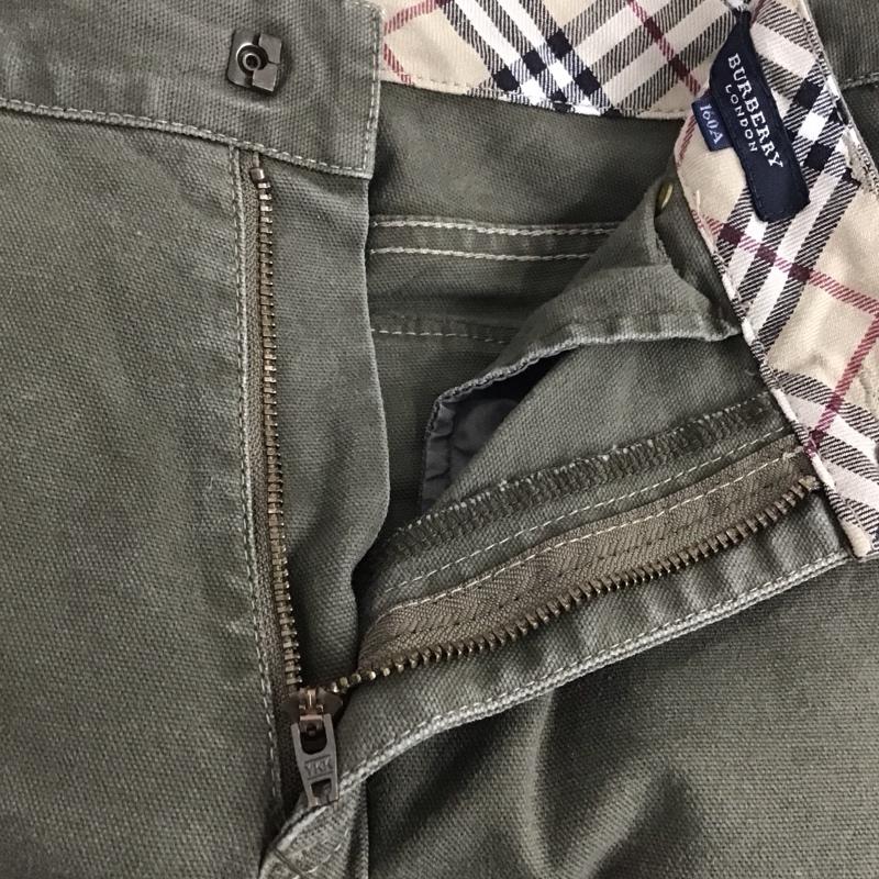 バーバリー BURBERRY パンツ ワークパンツ、ペインターパンツ BQ064-240-65 160A-160-66 ストレッチ 無地 カーキ / カーキ /  レディース USED 古着 中古 10133700