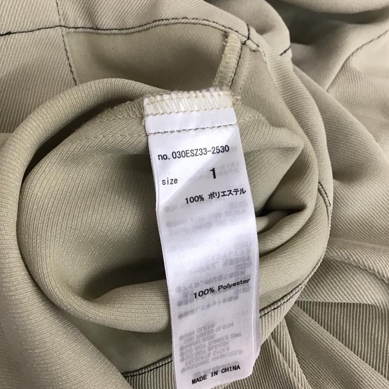 スライ SLY ワンピース ミニスカート 030ESZ33-2530 TUCK SLEEVE FRONT BUTTON 1 無地 マルチカラー / マルチカラー /  レディース USED 古着 中古 10108481
