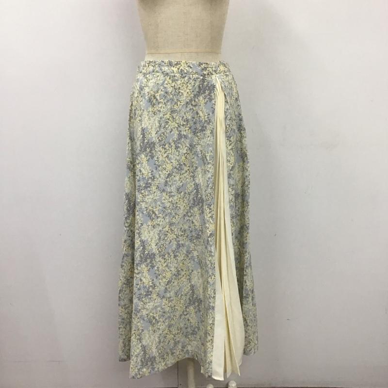 アメリカンホリック AMERICAN HOLIC スカート ロングスカート HA11L0L1620 Flower切り替え部分プリーツスカート FREE 花柄 マルチカラー / マルチカラー /  レディース USED 古着 中古 10114000