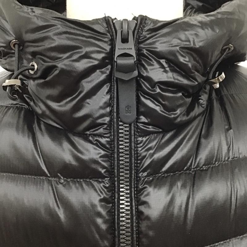 マッカージュ Mackage ジャケット、上着 ダウンジャケット 5110000172 KEAGAN-RS 38 ロゴ、文字 黒 / ブラック /  メンズ USED 古着 中古 10111082