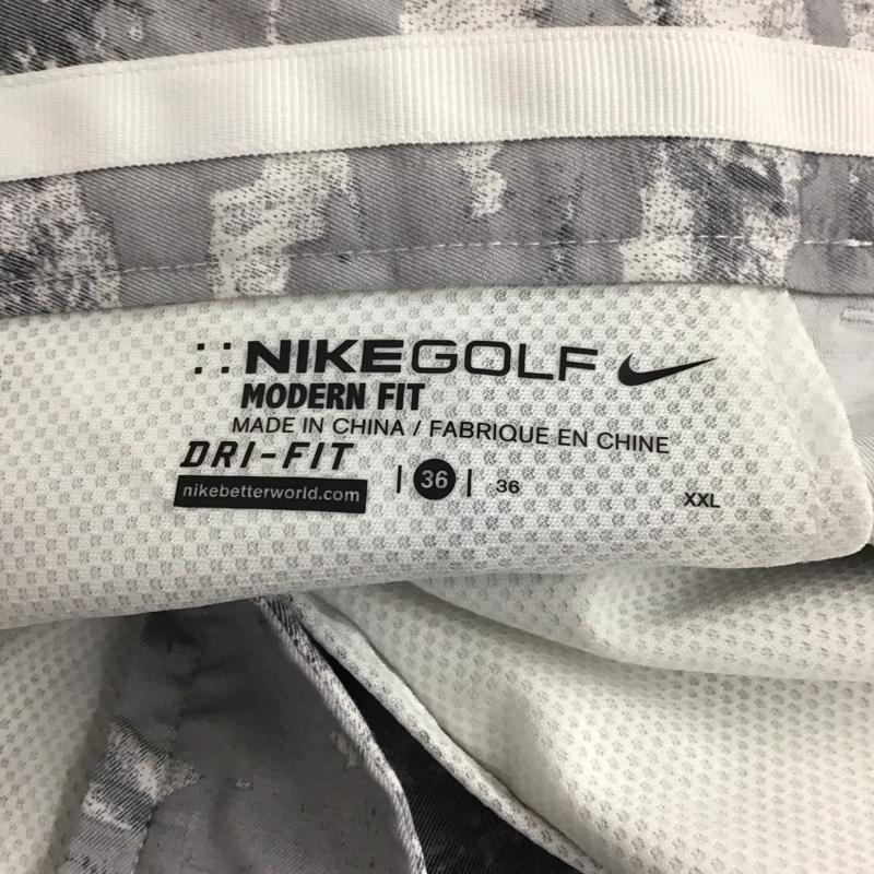 ナイキ NIKE パンツ ショートパンツ ショートパンツ ハーフパンツ カジュアルパンツ ゴルフウェア 36 ロゴ、文字 灰 / グレー /  メンズ USED 古着 中古 10150128