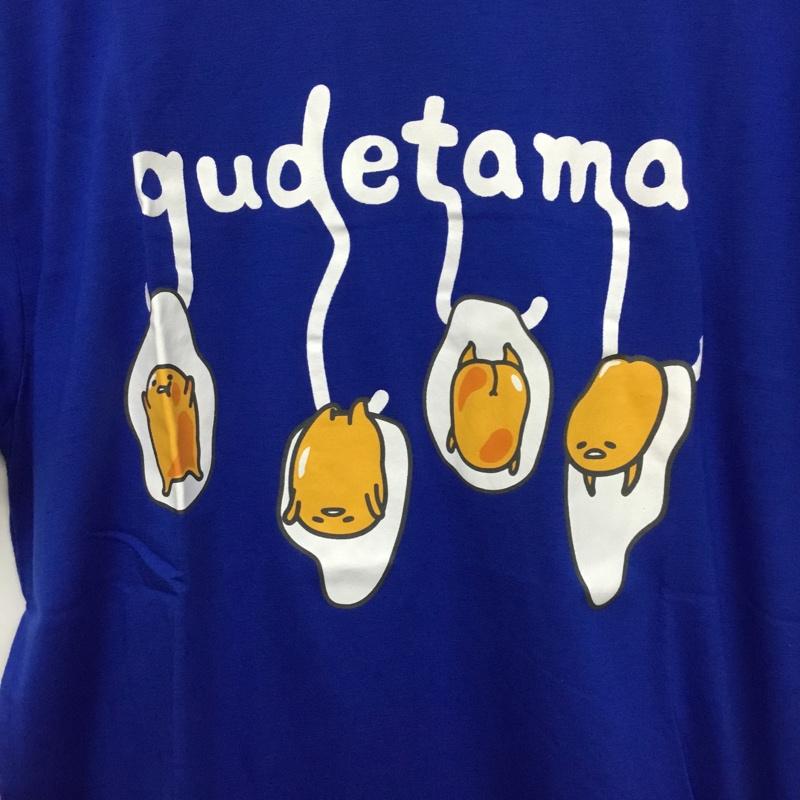 古着 USED Tシャツ 半袖 ぐでたま M キャラクター 青 / ブルー /  レディース USED 古着 中古 10146278