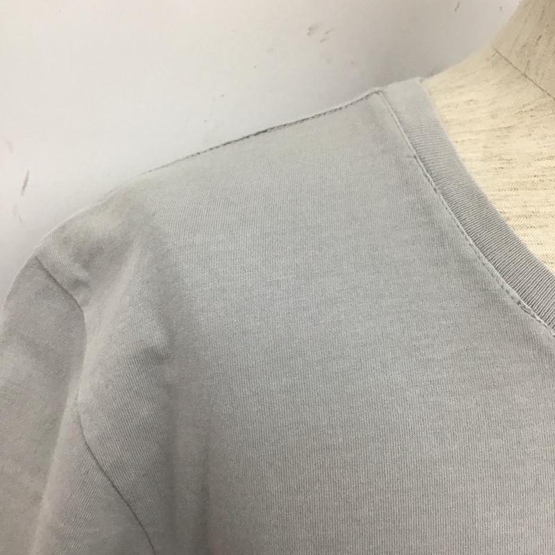 ティーシーエスエス TCSS Tシャツ 半袖 クルーネック ロゴ M プリント 灰 / グレー /  メンズ USED 古着 中古 10107535