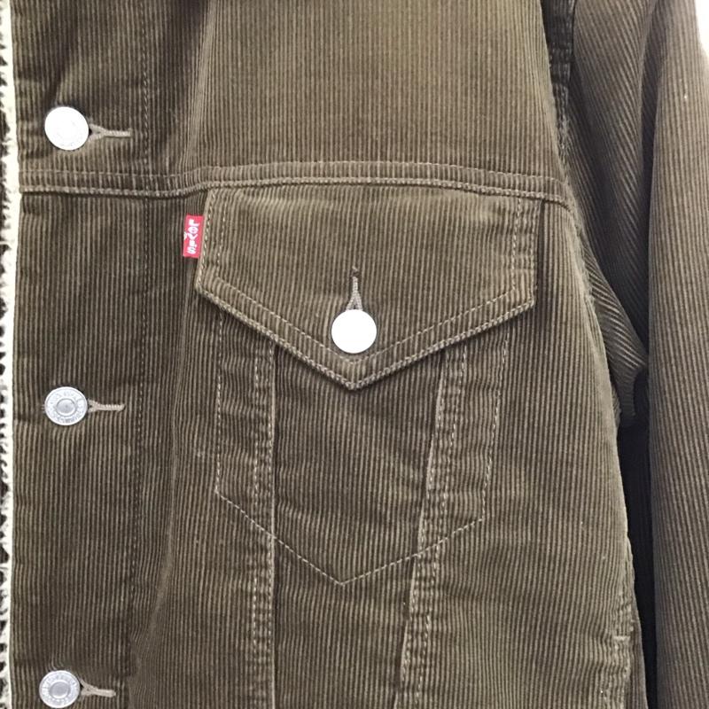 リーバイストラウスアンドコー Levi Strauss & co. ジャケット、上着 ジャケット、ブレザー コーデュロイジャケット カジュアルジャケット アウター L 無地 茶 / ブラウン /  メンズ USED 古着 中古 10139704