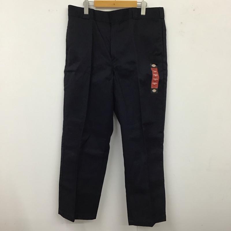 ディッキーズ Dickies パンツ ワークパンツ、ペインターパンツ ワークパンツ ワイドパンツ カジュアルパンツ 38 無地 紺 / ネイビー /  メンズ USED 古着 中古 10113177