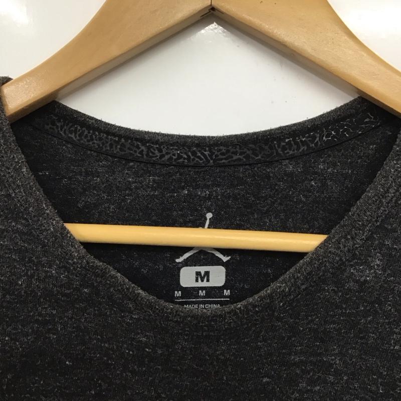 ジョーダンブランド JORDAN BRAND Tシャツ 半袖 半袖カットソー 無地Tシャツ クルーネックカットソー M 無地 灰 / グレー /  メンズ USED 古着 中古 10132593