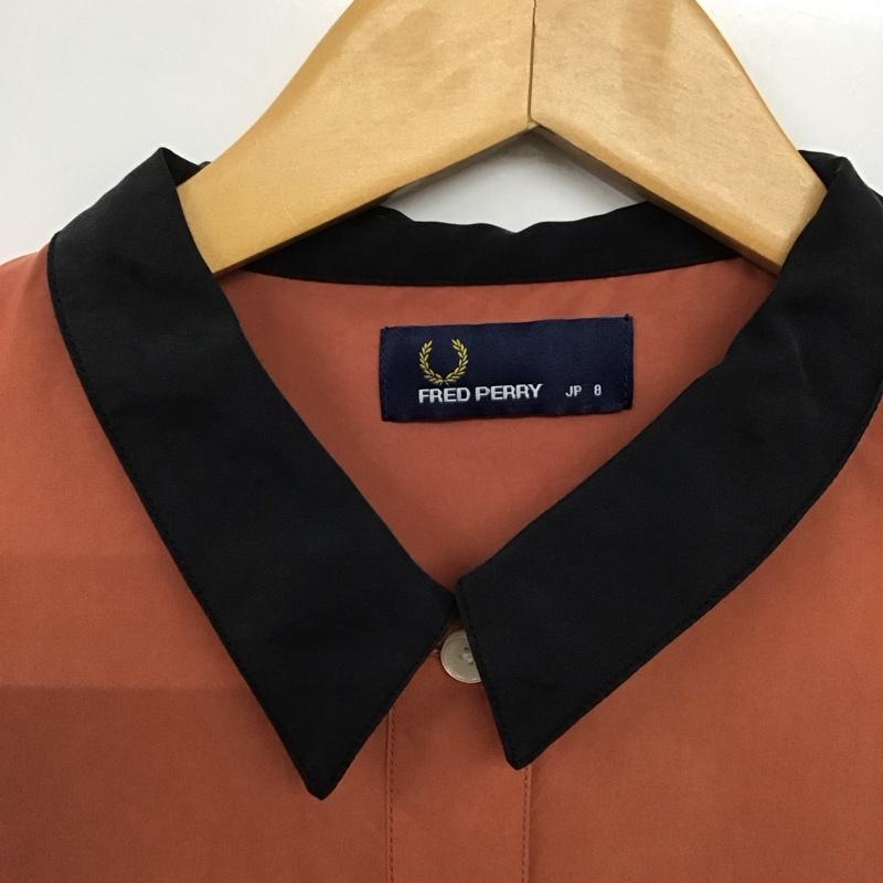 フレッドペリー FRED PERRY ワンピース ミニスカート 8 無地 橙 / オレンジ /  レディース USED 古着 中古 10143043