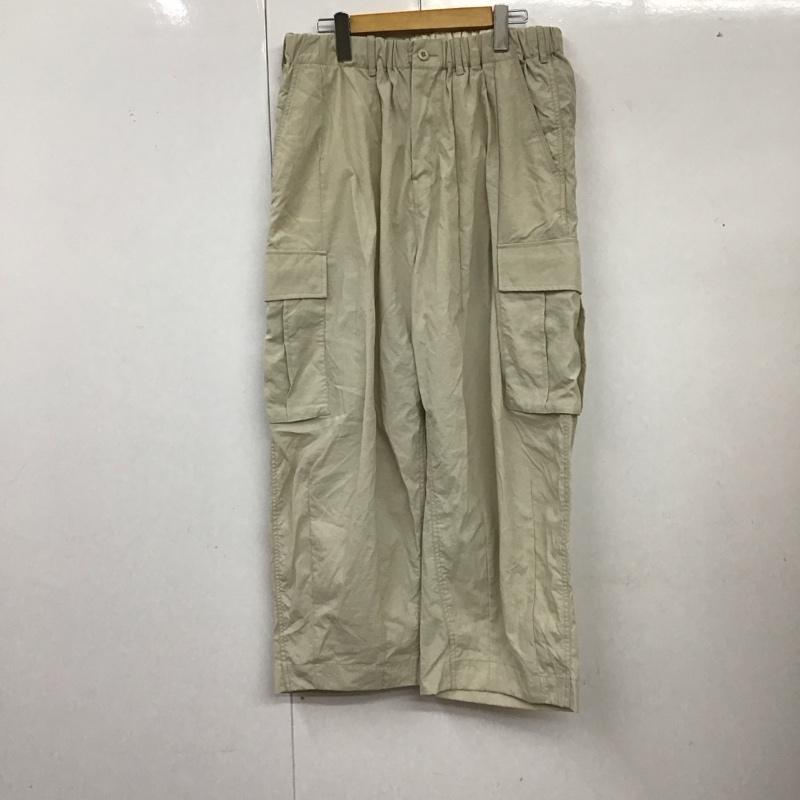 インヘリット INHERIT ボトムス ボトムス 21030720600210 NYオックス6ポケット ブカパンツ カーゴパンツ ナイロン L 無地 アイボリー / アイボリー /  メンズ USED 古着 中古 10122165
