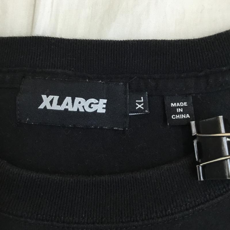 エクストララージ XLARGE Tシャツ 半袖 X-LARGE メンズ ファッシネイティング スネーク Tシャツ 半袖 XL プリント 黒 / ブラック /  メンズ USED 古着 中古 10148474