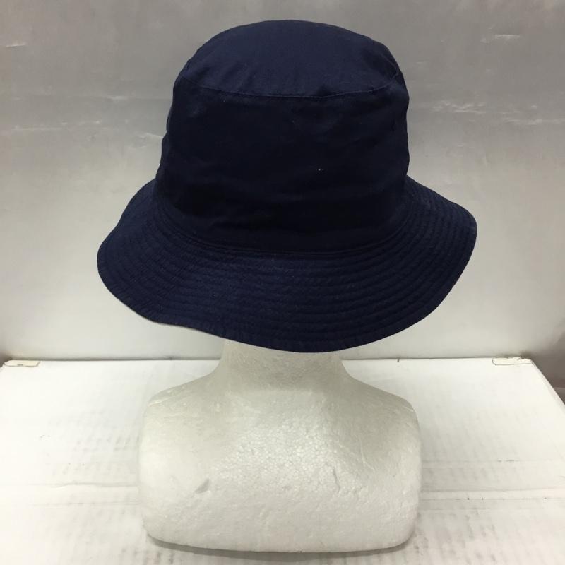 ラコステ LACOSTE 帽子 ハット バケットハット リバーシブル ワンポイント 紺 / ネイビー / X ベージュ / ベージュ /  メンズ USED 古着 中古 10107892