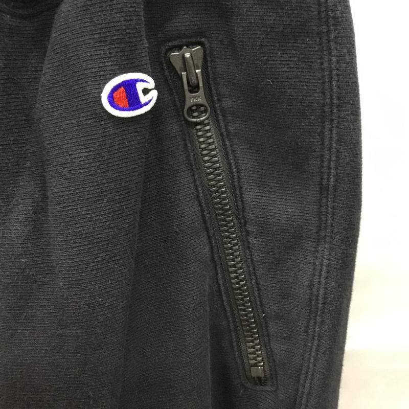 チャンピオン Champion ボトムス ボトムス スウェットパンツ C8-L214 REVERSE WEAVE 裏起毛 M ワンポイント 黒 / ブラック /  メンズ USED 古着 中古 10116104