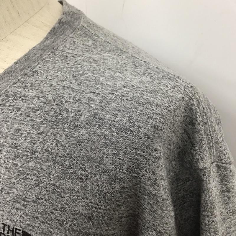 ザノースフェイス THE NORTH FACE Tシャツ 半袖 XL ロゴ、文字 灰 / グレー /  メンズ USED 古着 中古 10109772