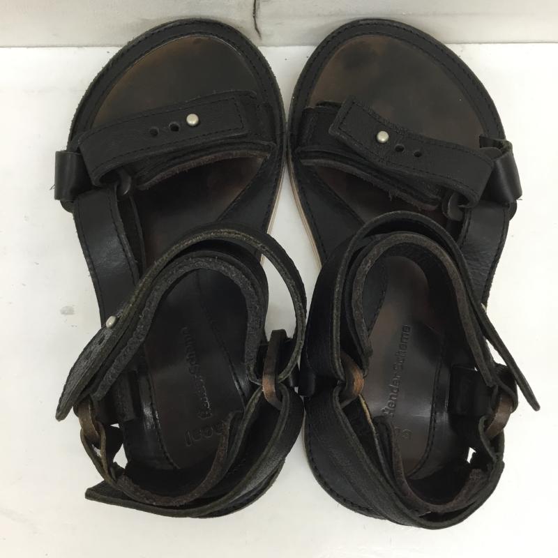 サカイ Sacai サンダル サンダル Hender Scheme　エンダースキーマ 無地 黒 / ブラック / X 茶 / ブラウン /  メンズ USED 古着 中古 10134720