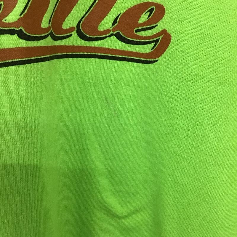 ギルダン GILDAN Tシャツ 半袖 XL ロゴ、文字 X プリント 薄緑 / ライトグリーン /  メンズ USED 古着 中古 10134612