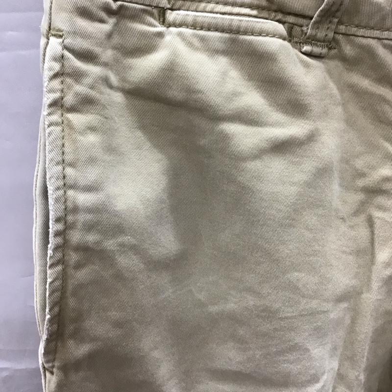 アバクロンビーアンドフィッチ ABERCROMBIE&FITCH パンツ チノパン チノパン カジュアルパンツ ワイドパンツ ストレートパンツ 28インチ 無地 ベージュ / ベージュ /  メンズ USED 古着 中古 10116573