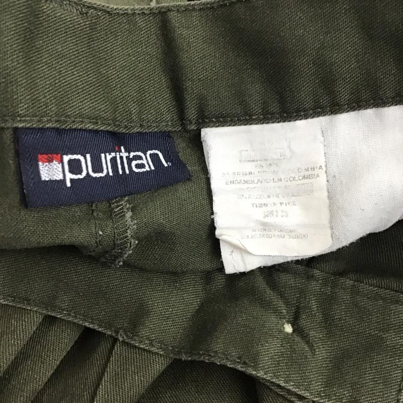 古着 USED パンツ チノパン チノパン ワイドパンツ カジュアルパンツ 無地 カーキ / カーキ /  メンズ USED 古着 中古 10142611