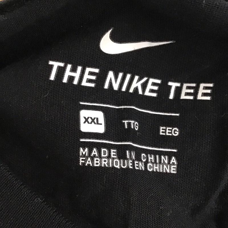 ナイキ NIKE カットソー 長袖 ck9660-010 長袖カットソー プリントTシャツ XXL プリント 黒 / ブラック /  メンズ USED 古着 中古 10134000