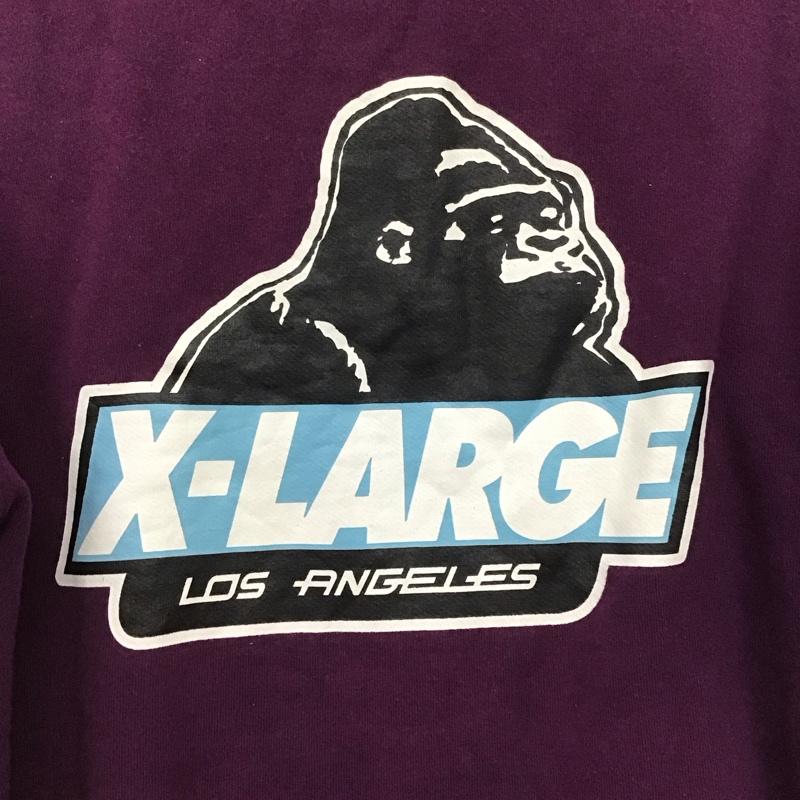 エクストララージ XLARGE トレーナー 長袖 長袖 S 無地 紫 / パープル /  メンズ USED 古着 中古 10145697