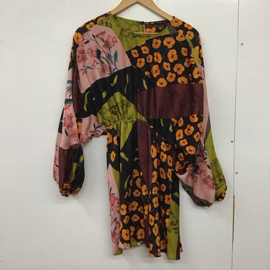 ザラ ZARA チュニック 長袖 8342/300/050 S 総柄 マルチカラー / マルチカラー /  レディース USED 古着 中古 10137726