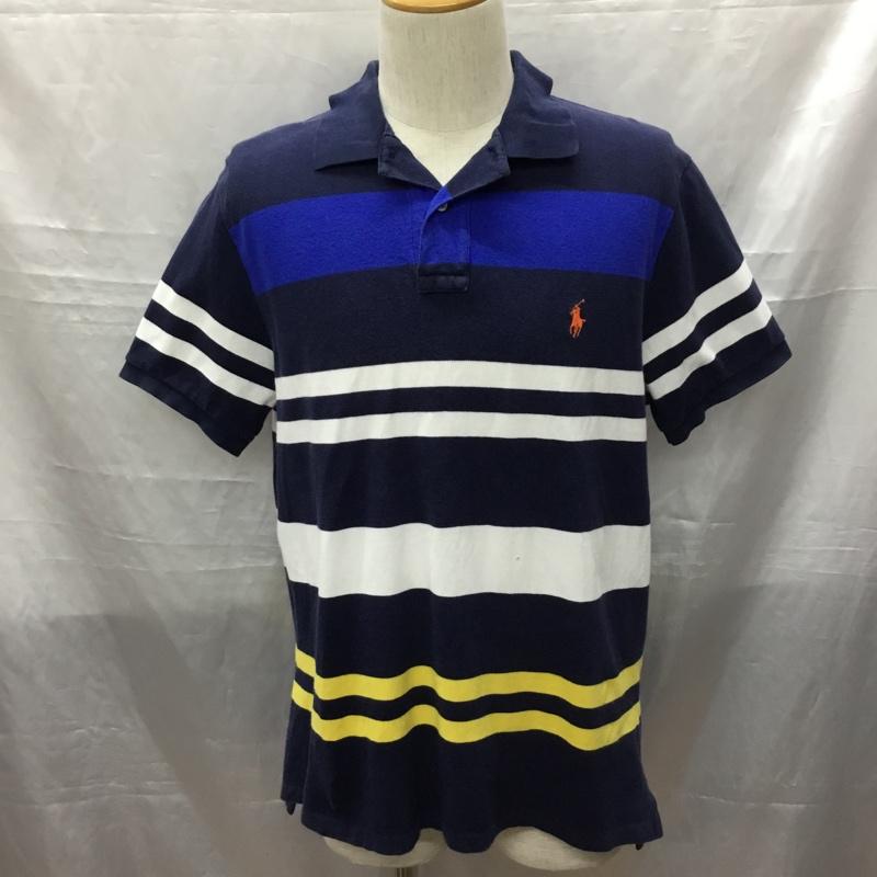 ポロバイラルフローレン Polo by RALPH LAUREN ポロシャツ 半袖 半袖ポロシャツ カラーシャツ 半袖カットソー XL ボーダー柄 マルチカラー / マルチカラー /  メンズ USED 古着 中古 10115825